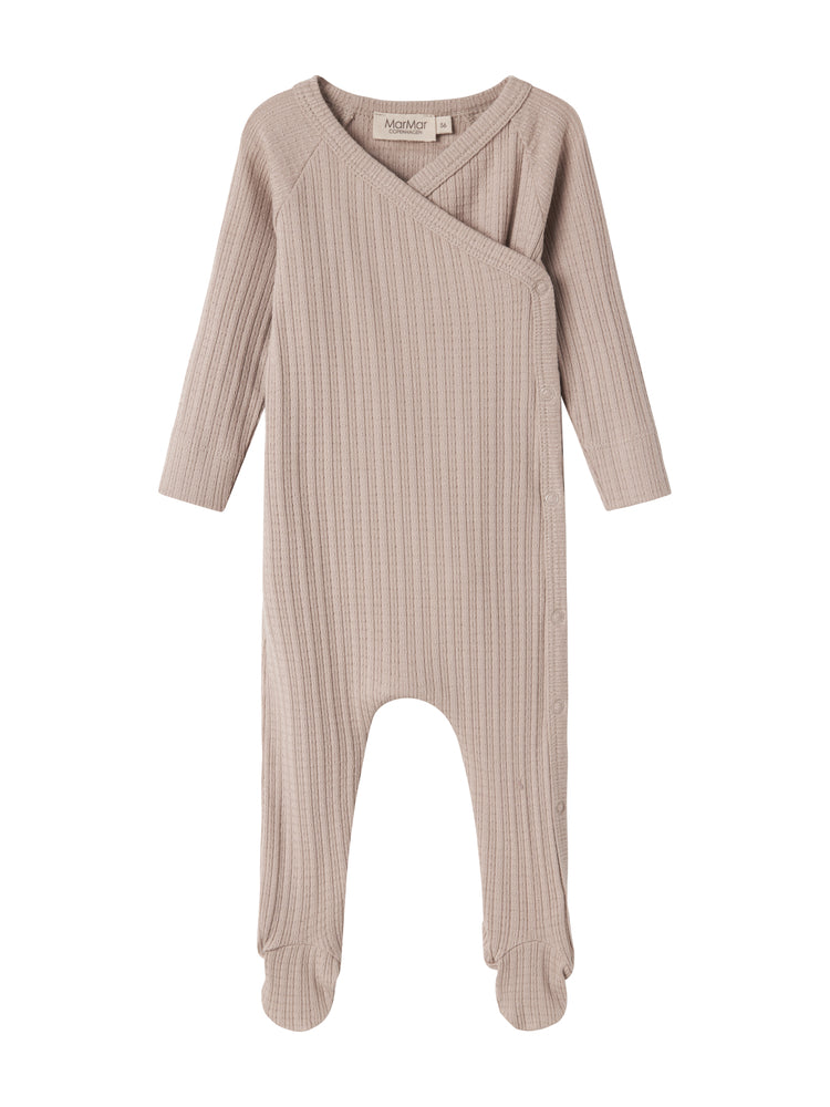 MARMAR COPENHAGEN BEIGE RIBBED WRAP FOOTIE