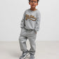 MARMAR COPENHAGEN GREY/BROWN LOGO SWEATSHIRT