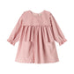 MARMAR COPENHAGEN PINK SCALLOP TRIM POCKET DRESS