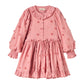 MARMAR COPENHAGEN PINK FLOWER APPLIQUE FRILL DRESS
