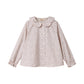MARMAR COPENHAGEN TINY FLORAL SCALLOP COLLAR BLOUSE