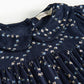 MARMAR COPENHAGEN NAVY FRENCH FLOWER COLLAR DRESS