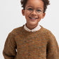 MARMAR COPENHAGEN BROWN RIBBED CHUNKY KNIT SWEATER