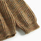 MARMAR COPENHAGEN BROWN RIBBED CHUNKY KNIT SWEATER