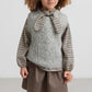 MARMAR COPENHAGEN ECRU DESIGN KNIT VEST