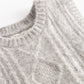 MARMAR COPENHAGEN ECRU DESIGN KNIT VEST