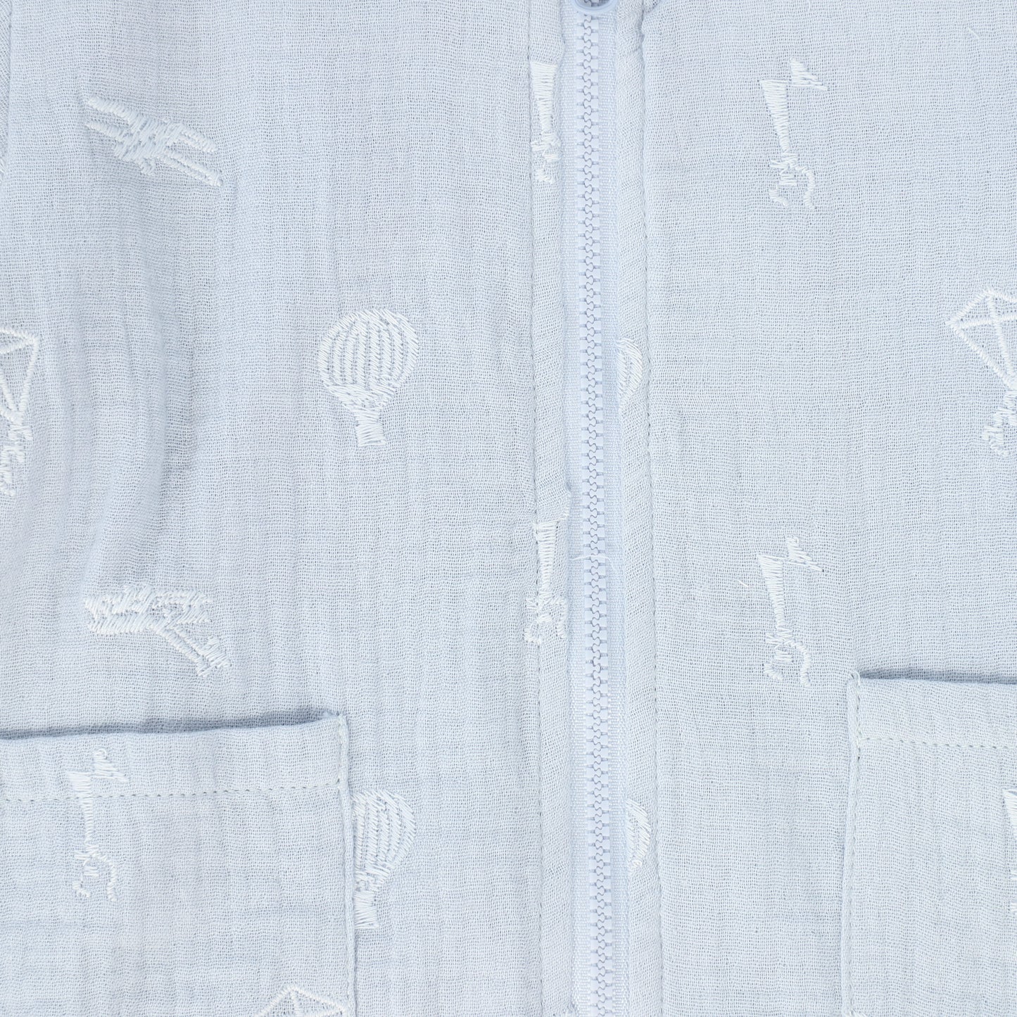 BEBE JOLEE BLUE HOT AIR BALLOON JACKET