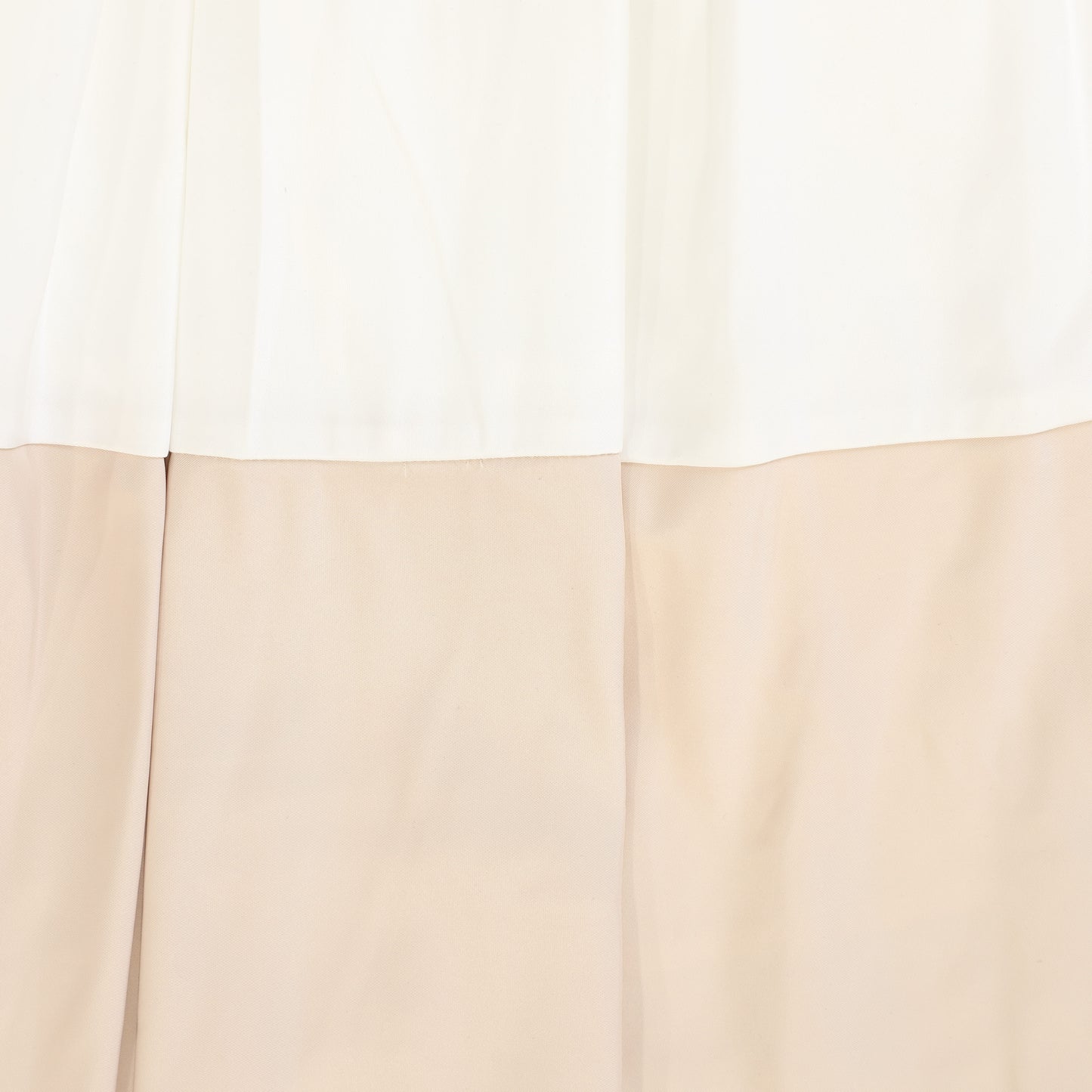 FRANCESCA GUILIANO IVORY COLORBLOCK COLLAR GOWN