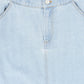 VALENTINA LIGHT BLUE FLY FRONT DENIM SKIRT [FINAL SALE]