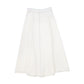 VALENTINA WHITE FLY FRONT DENIM SKIRT