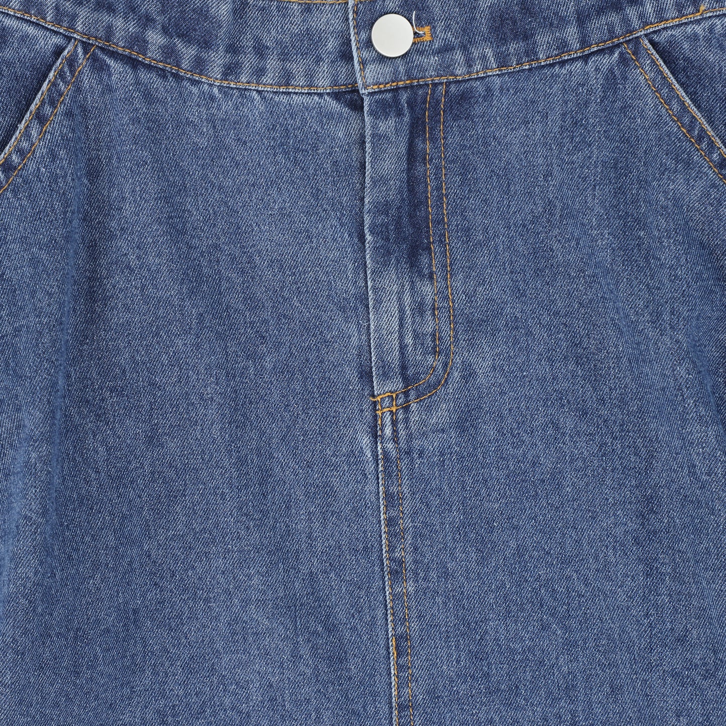 VALENTINA DENIM FLY FRONT SKIRT