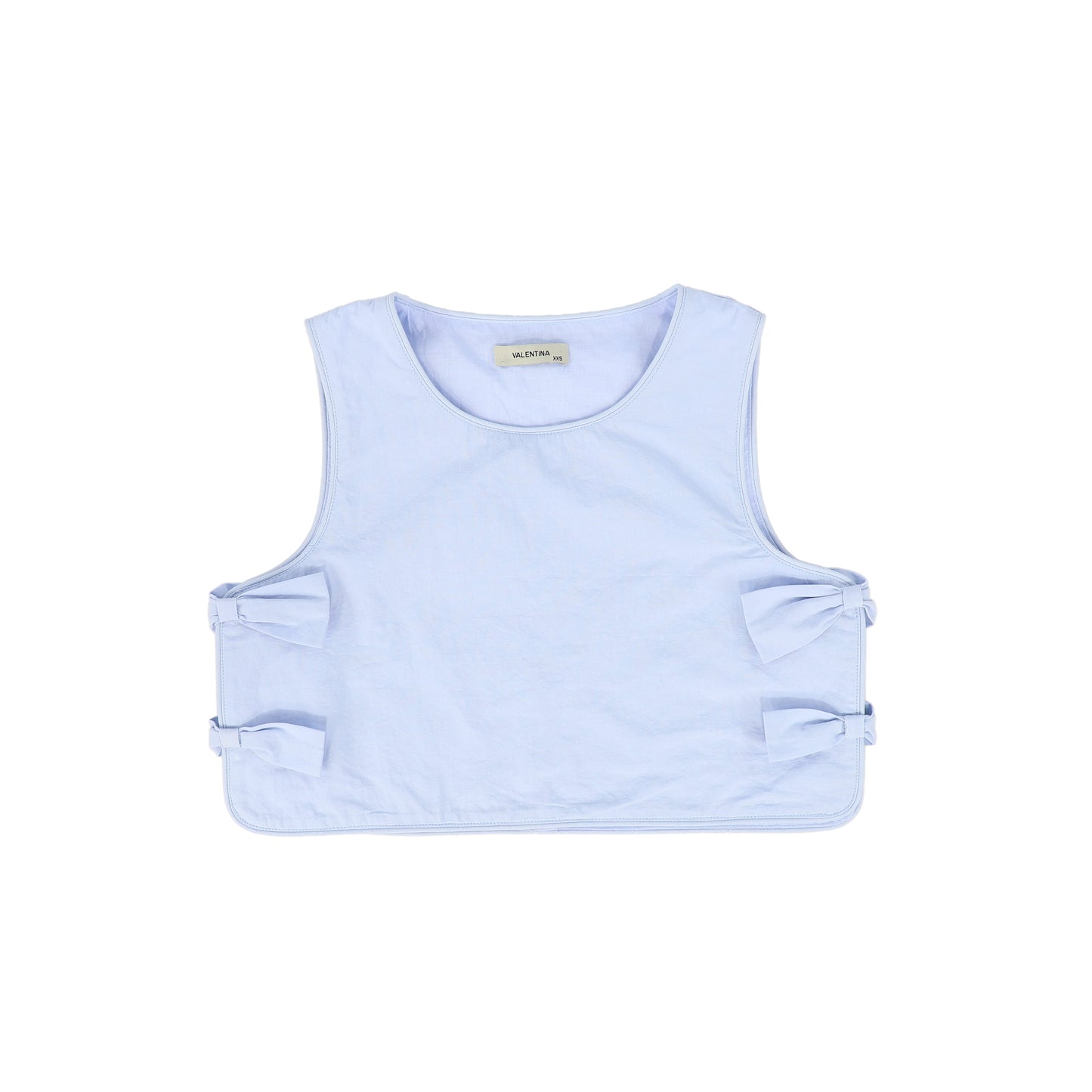 VALENTINA LIGHT BLUE SIDE BOW VEST