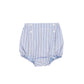 LE BOURDON BLUE DOUBLE STRIPE BUTTON BLOOMERS