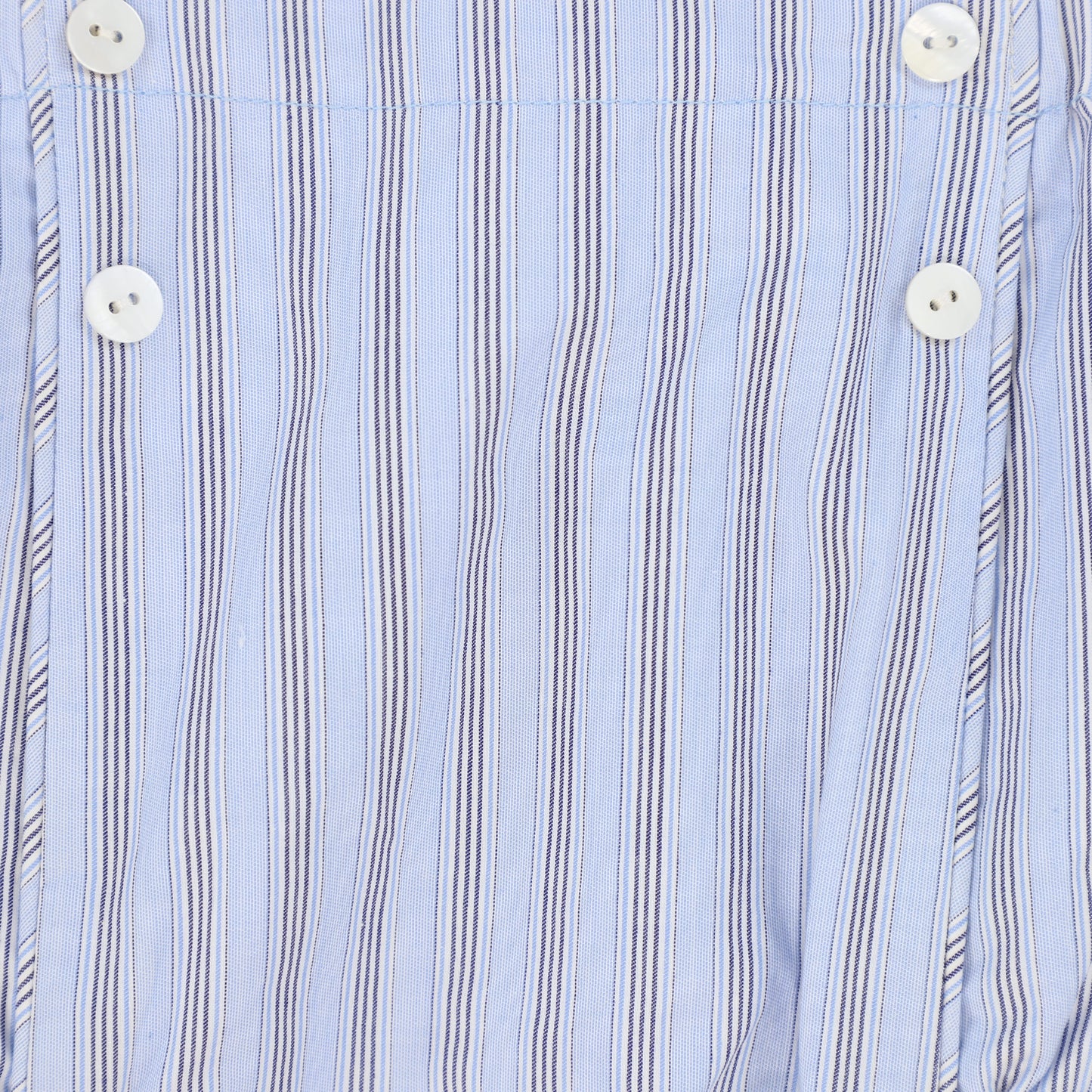 LE BOURDON BLUE DOUBLE STRIPE BUTTON BLOOMERS