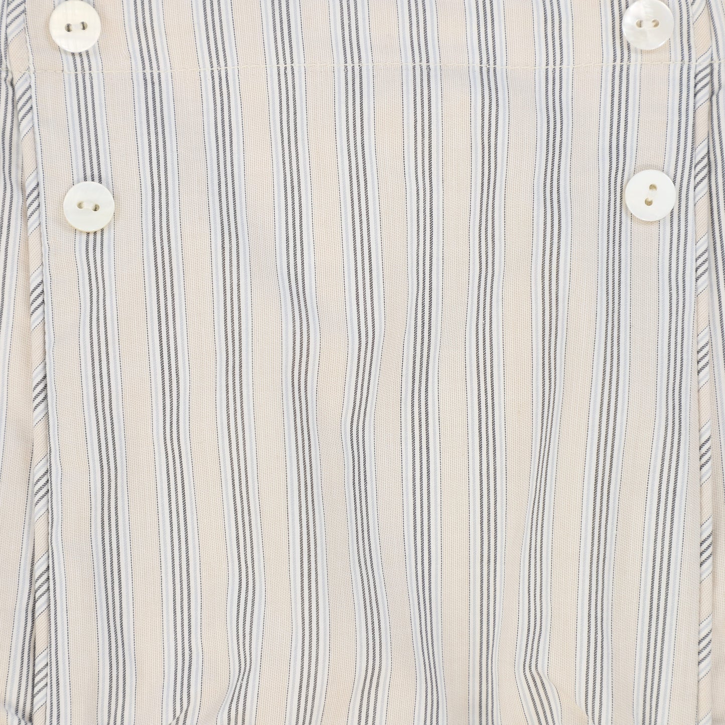 LE BOURDON BEIGE DOUBLE STRIPE BUTTON BLOOMERS