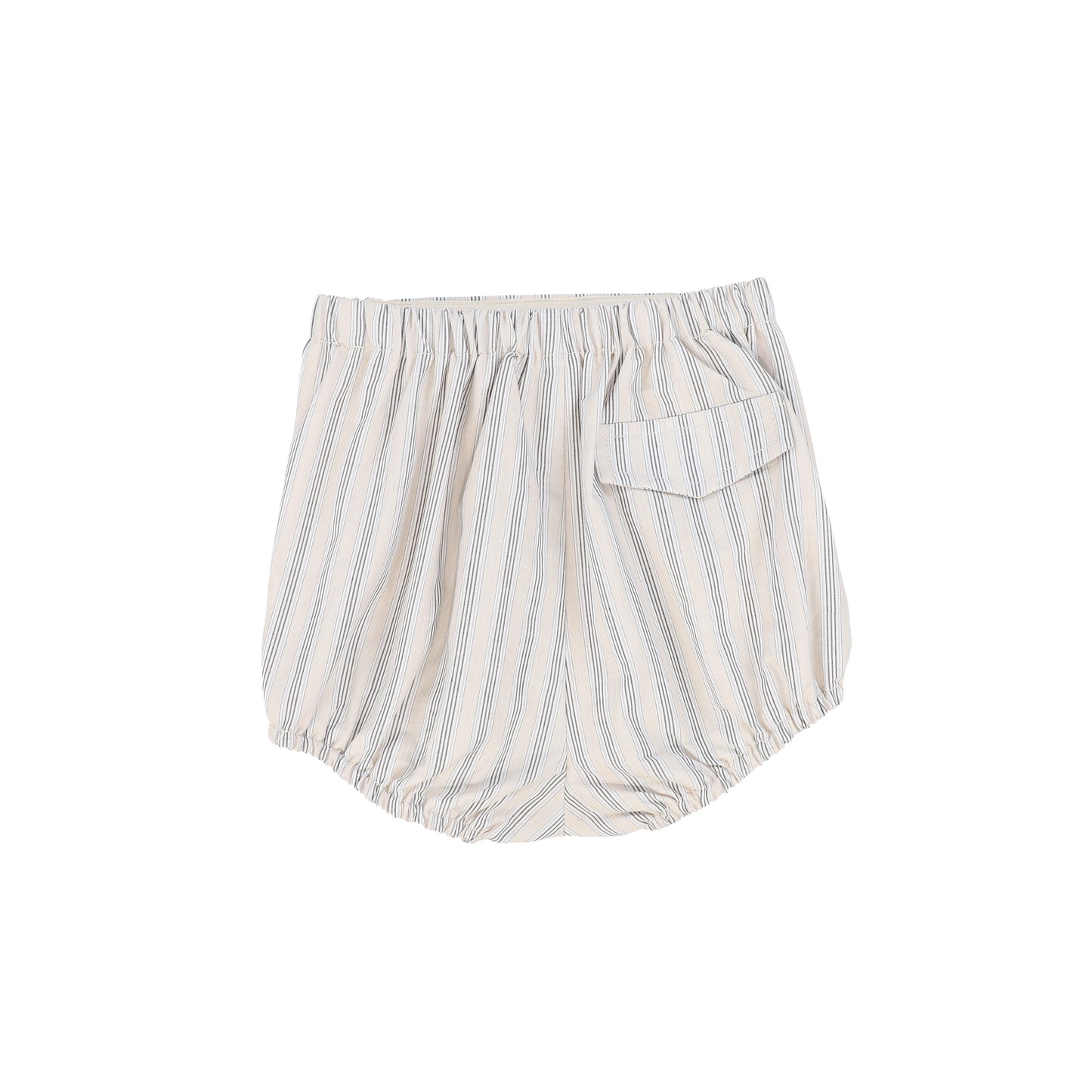 LE BOURDON BEIGE DOUBLE STRIPE BUTTON BLOOMERS