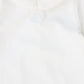 LE BOURDON WHITE BEE EMBROIDERED COLLAR ONESIE