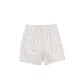 LE BOURDON BEIGE DOUBLE STRIPE SHORTS
