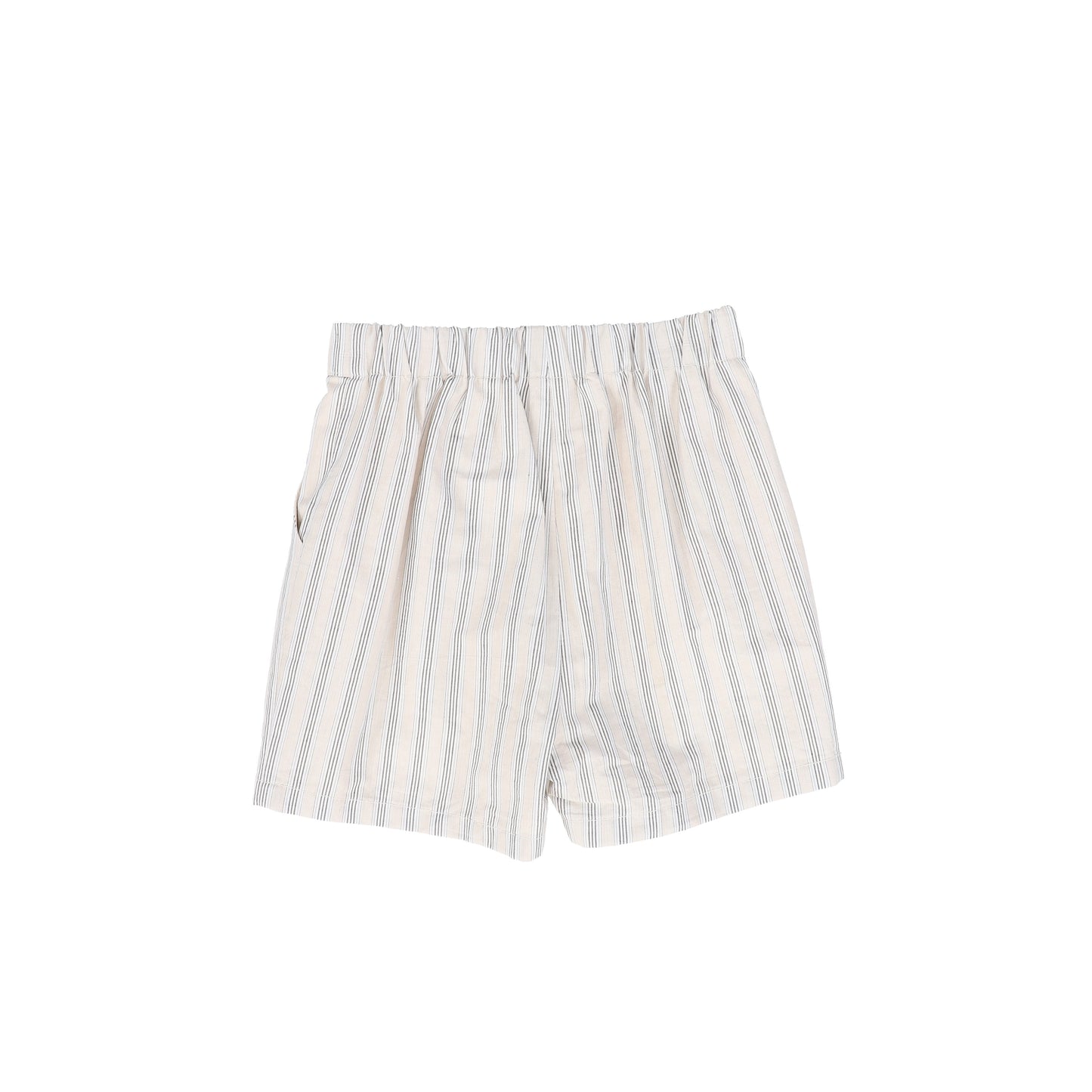 LE BOURDON BEIGE DOUBLE STRIPE SHORTS