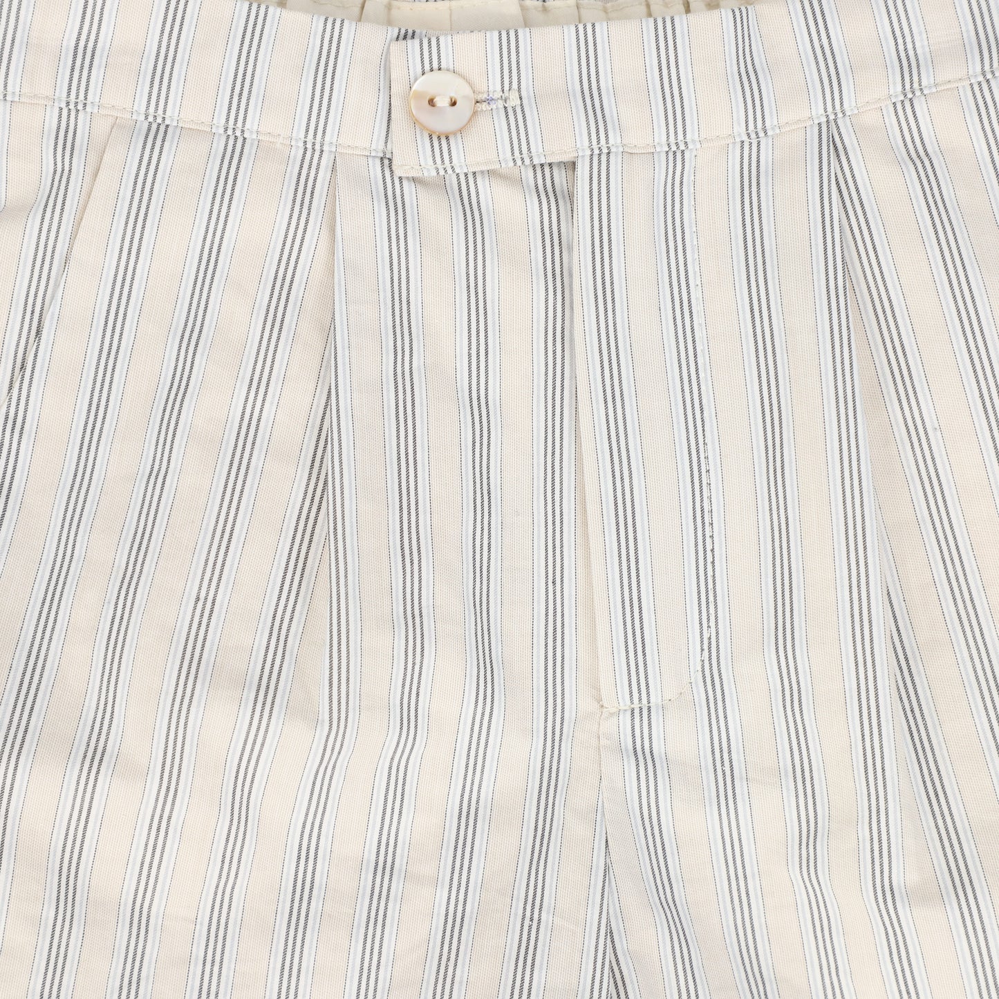 LE BOURDON BEIGE DOUBLE STRIPE SHORTS