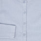 VALENTINA DUSTY BLUE SILK KNIT BUTTON CARDIGAN