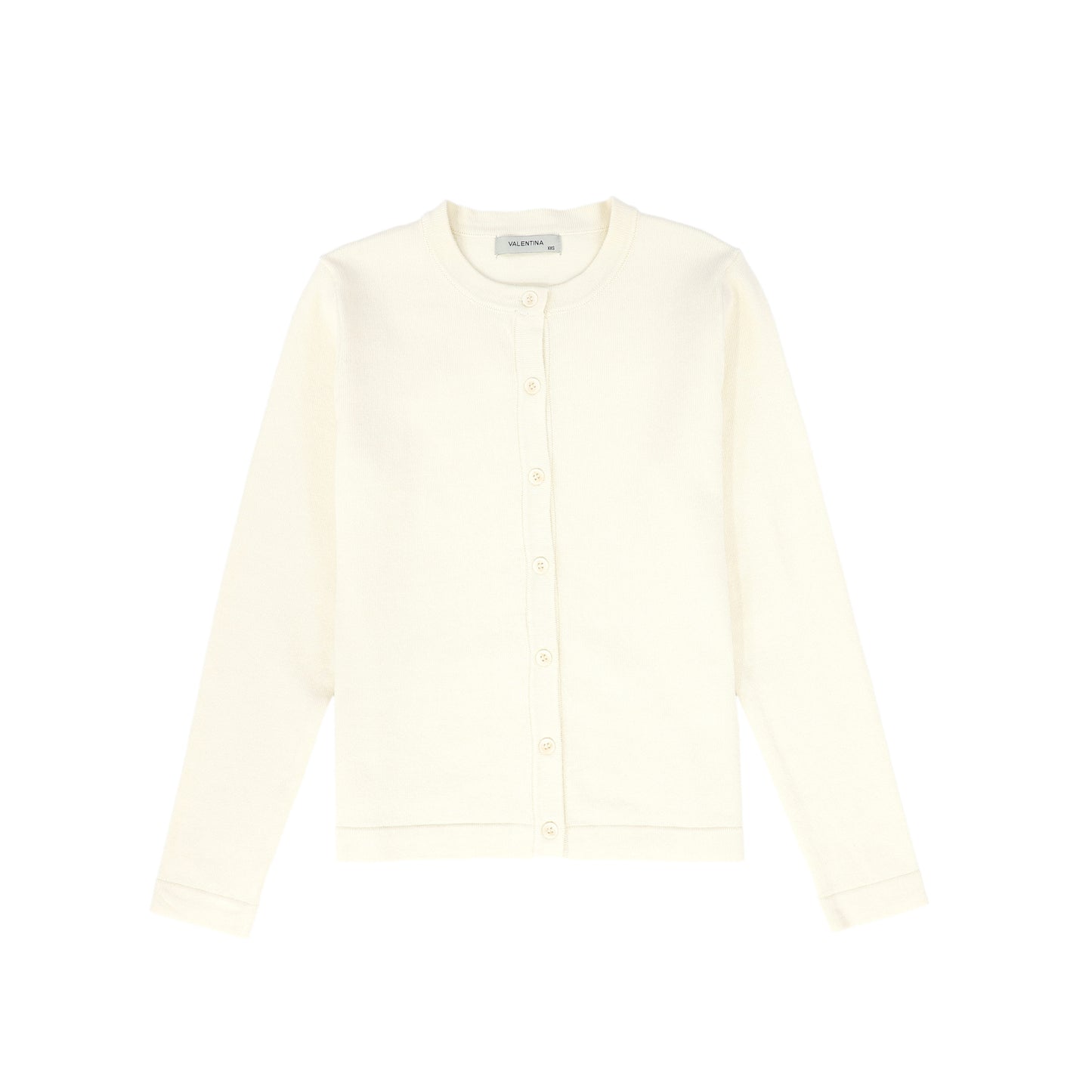 VALENTINA YELLOW SILK KNIT BUTTON CARDIGAN