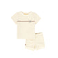 LE BOURDON CREAM BEE PATCH T-SHIRT SET