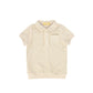 LE BOURDON BEIGE PIPED TRIM TERRY POLO