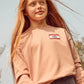 HEVEN CHILD PINK NAME TAG SWEATSHIRT