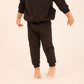 HEVEN CHILD BLACK NAME TAG SWEATSHIRT SET
