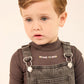 HEVEN CHILD GREY WORDED ONESIE