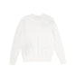 VALENTINA WHITE FLOWER EMBROIDERED SWEATER