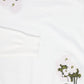 VALENTINA WHITE FLOWER EMBROIDERED SWEATER