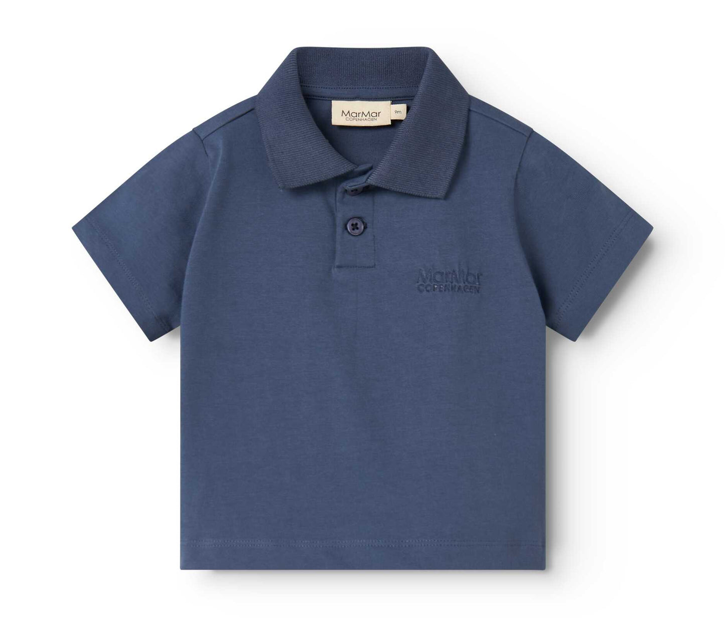 MARMAR COPENHAGEN NAVY BLUE POLO T-SHIRT