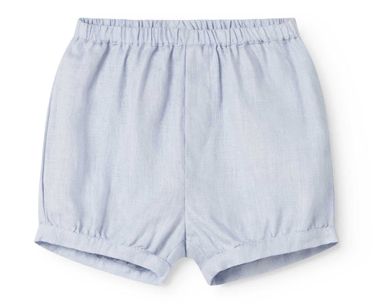 MARMAR COPENHAGEN BLUE LINEN SHORTS