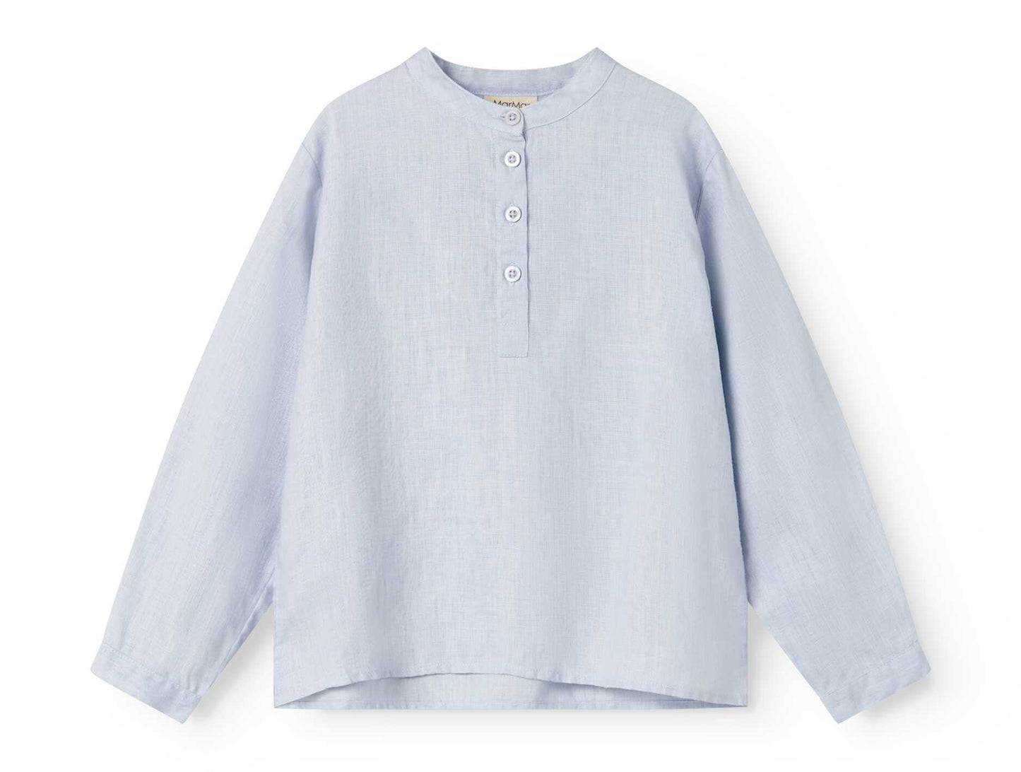 MARMAR COPENHAGEN BLUE LINEN BUTTON SHIRT