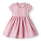 MARMAR COPENHAGEN PINK STRIPE COLLAR DRESS