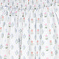 BAMBOO LIGHT BLUE STRIPE FLORAL BUNCH MAXI SKIRT [FINAL SALE]