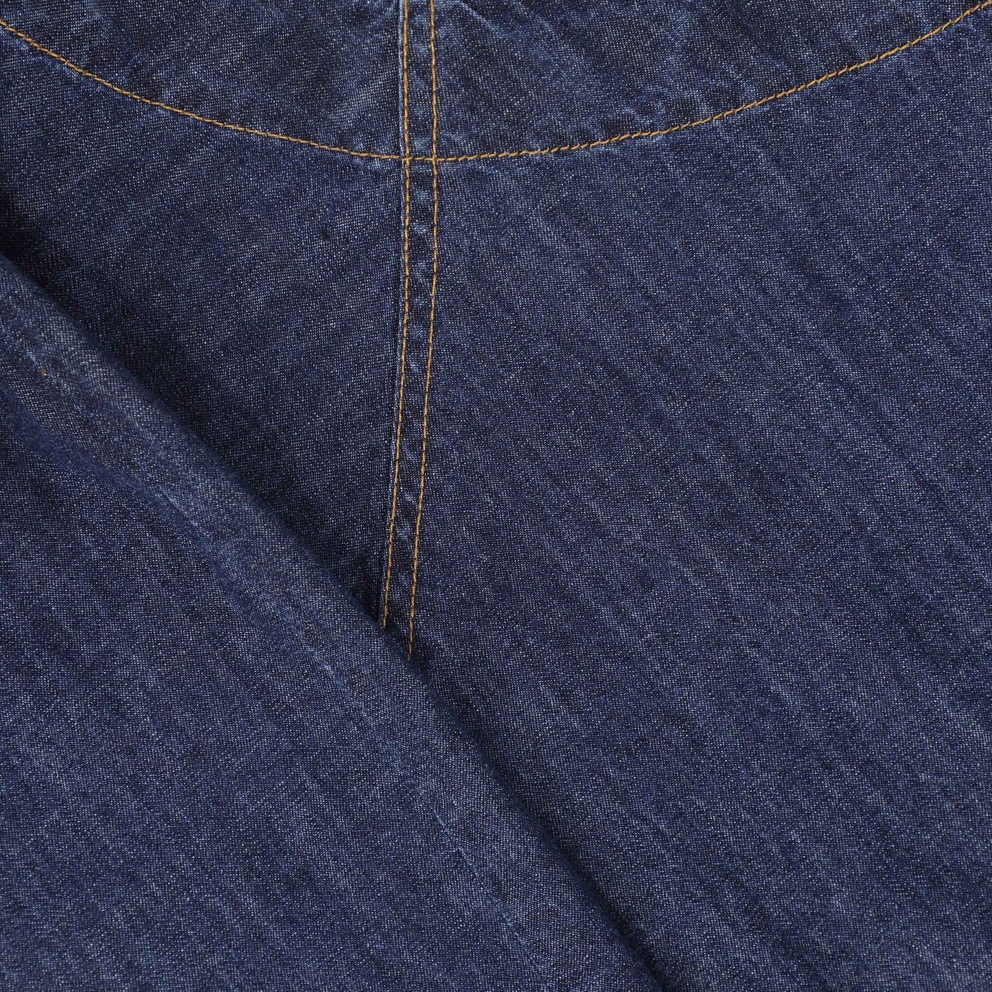 BAMBOO DARK DENIM FLAIR SKIRT [FINAL SALE]