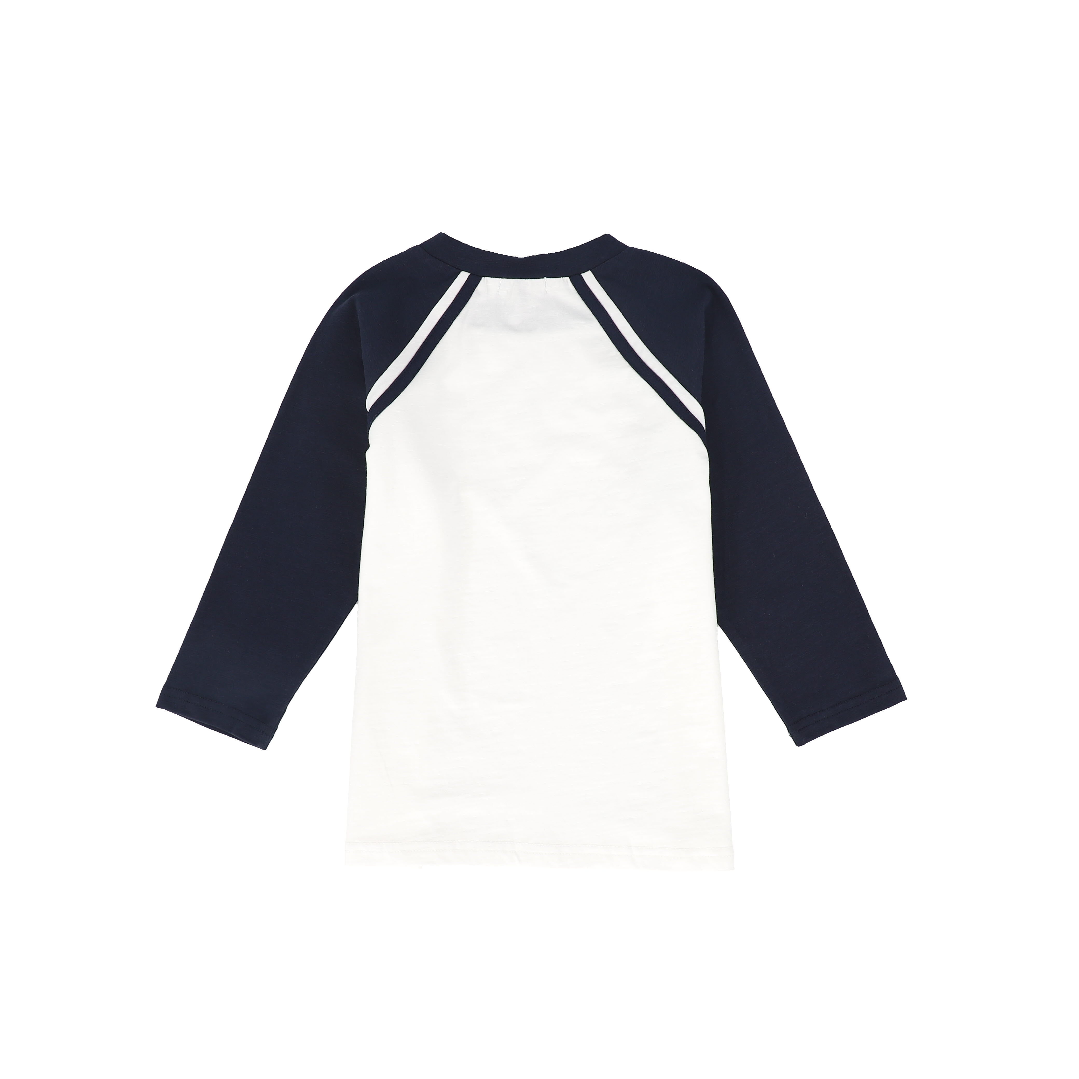 BAMBOO NAVY RAGLAN LOGO T-SHIRT [FINAL SALE] – Luibelle