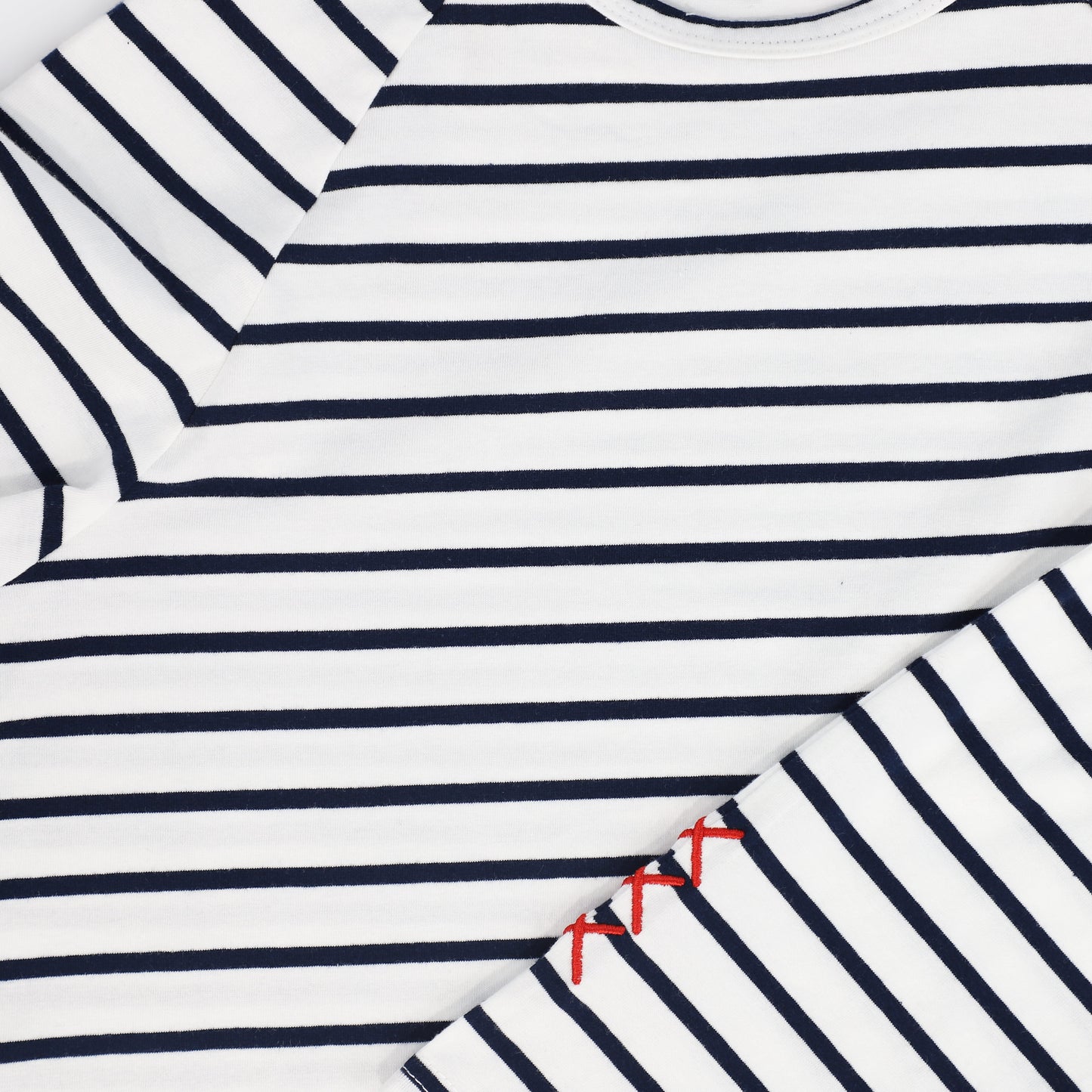 BAMBOO NAVY/WHITE STRIPE OVERSIZED T-SHIRT