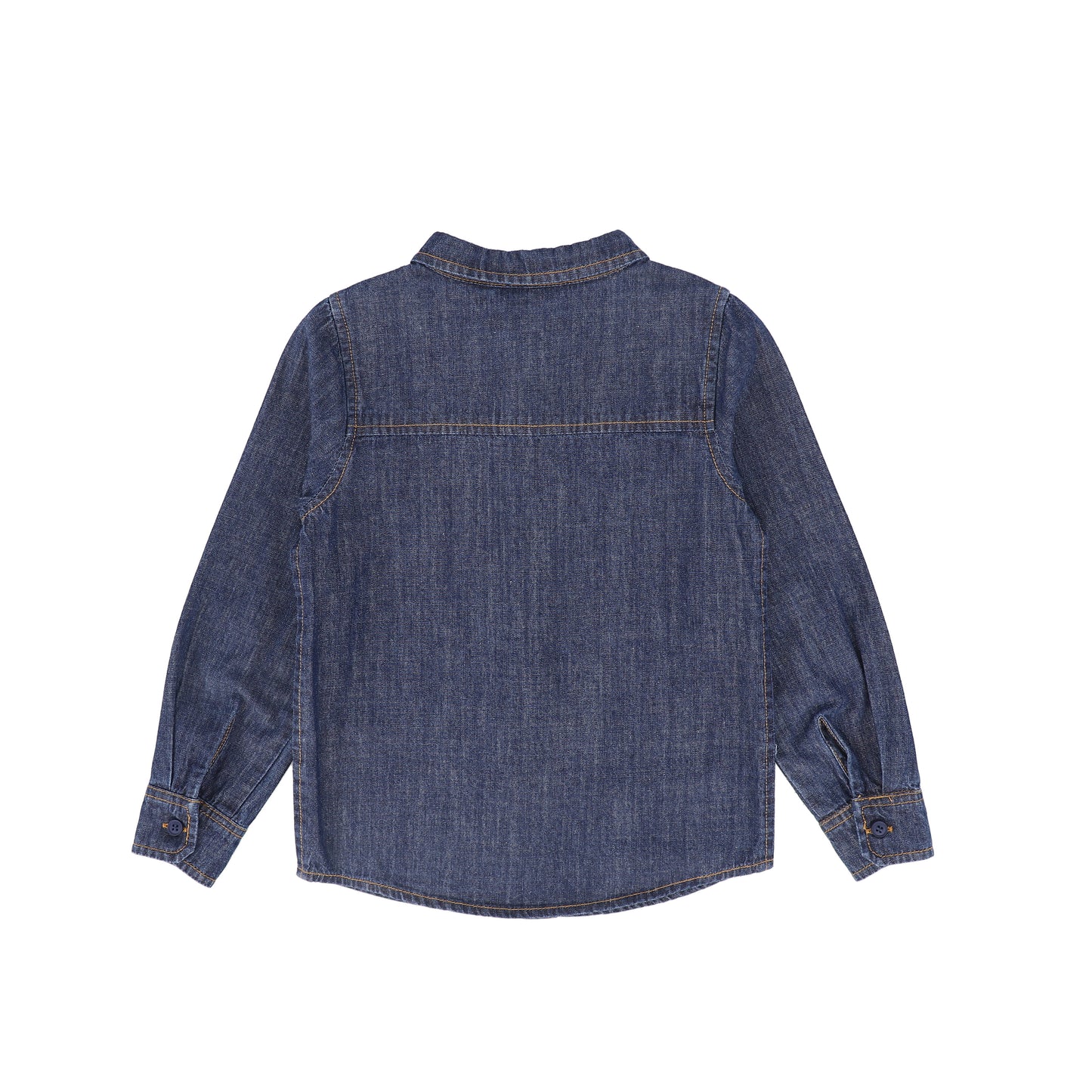 BAMBOO BLUE DENIM LOGO SHIRT