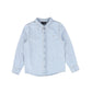 BAMBOO LIGHT BLUE DENIM LOGO SHIRT