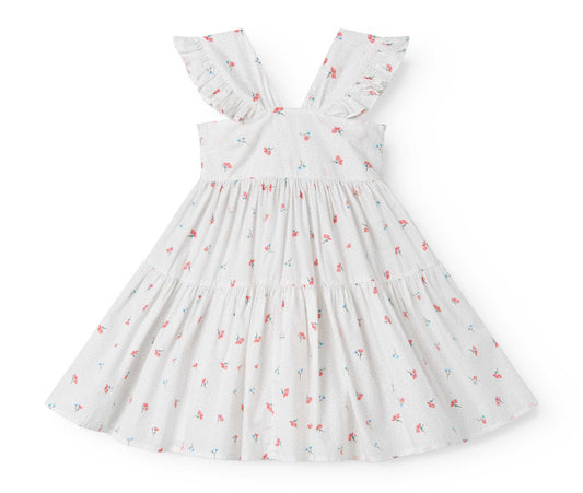 MARMAR COPENHAGEN WHITE TINY FLORAL PRINT JUMPER