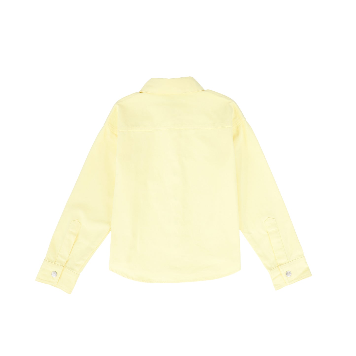 VALENTINA YELLOW DENIM HEART PATCH BLOUSE