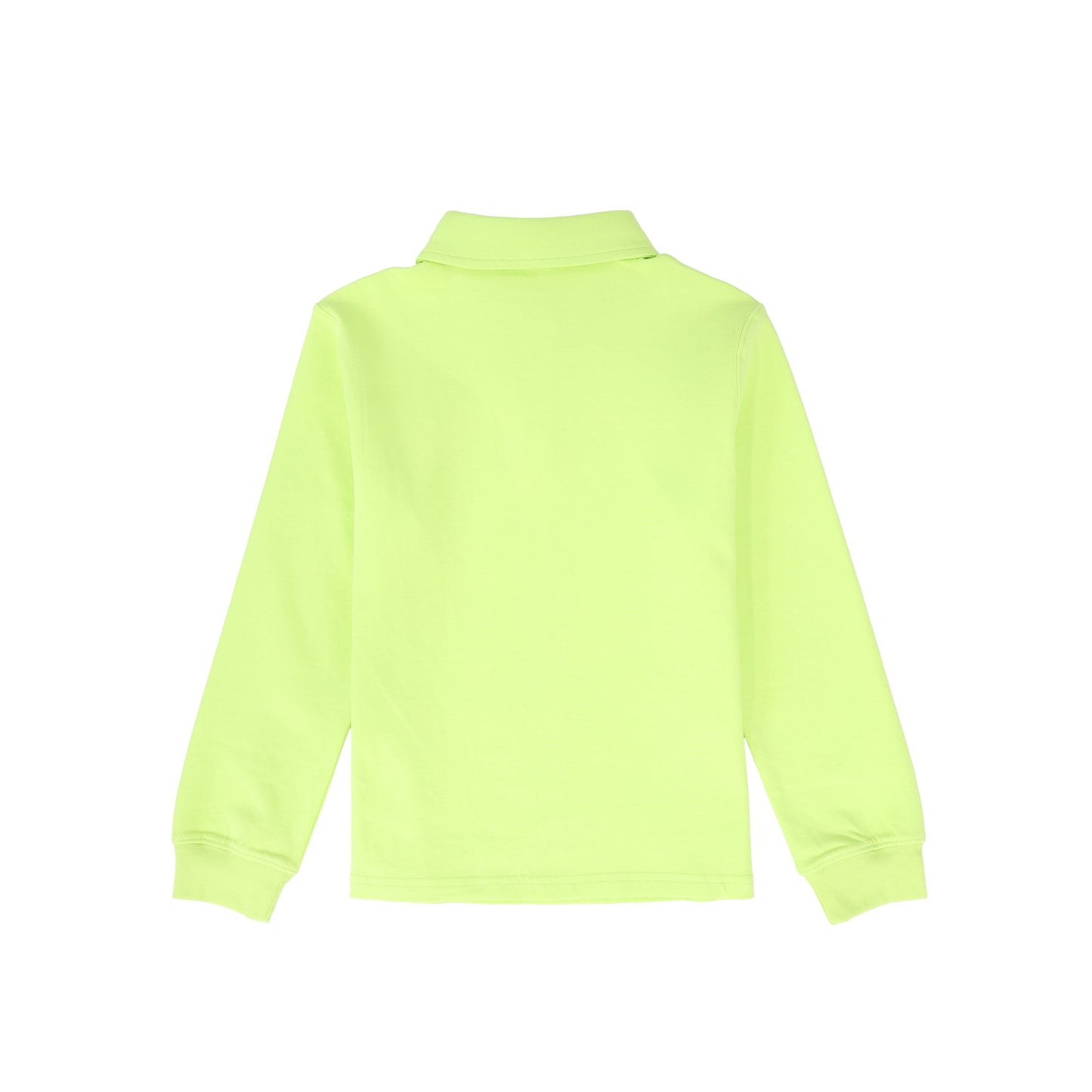 VALENTINA LIME EMBROIDERED HEART POLO