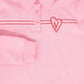 VALENTINA PINK EMBROIDERED HEART POLO