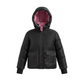 PRAMIE BLACK/PINK CONTRAST COAT