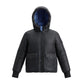 PRAMIE BLACK/BLUE CONTRAST COAT