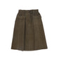 VALENTINA HUNTER CORDUROY POCKET SKIRT